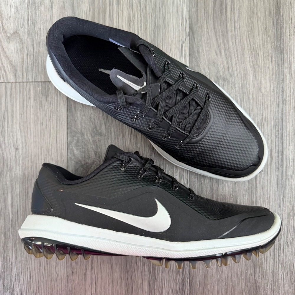 Nike Lunar Control Vapor 2 Golf Shoes Women's 7 Black Waterproof Soft Spikes